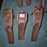 Rare Antique carpet clips x30 in metal copper tone Image 7