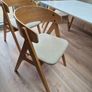 4 Oak dining chairs Image 2