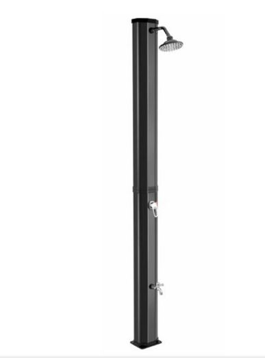 35l Outdoor Shower Column Villa Swimming Pool Bathing Beach Floor Black