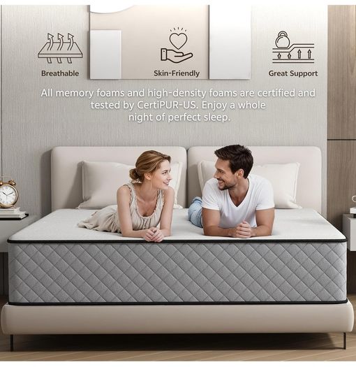 25CM Double Mattresses with Innerspring Hybrid Memory Foam