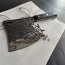 Forged Axe Knife with Octopus Engraving  By Di'Casteel Image 5