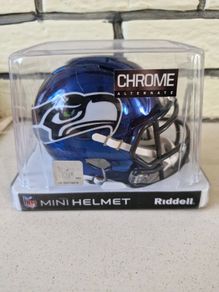 NFL Seattle Seahawks Riddell Chrome Mini-Helmet