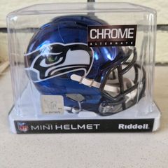 NFL Seattle Seahawks Riddell Chrome Mini-Helmet