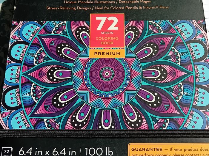 Arteza adult colouring book