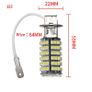 2x 120SMD 3528 White DC12V 12V Super Bright White Fog Lights H3 H4 H7 H8 H11 9005 9006 Car Bulb 3528 LED Headlight Fog Lamp Image 4