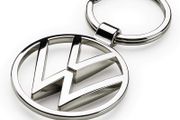 Volkswagen  VW Metal Keyring Pendant, Silver