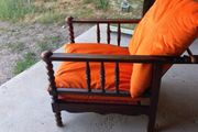 Antique Morris recliner armchair early 20th century