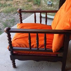 Antique Morris recliner armchair early 20th century