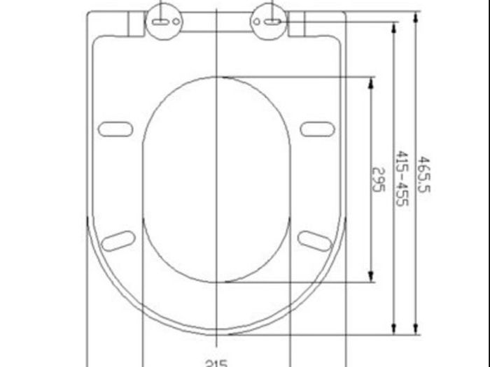Sonas D-Shaped Soft Close Seat