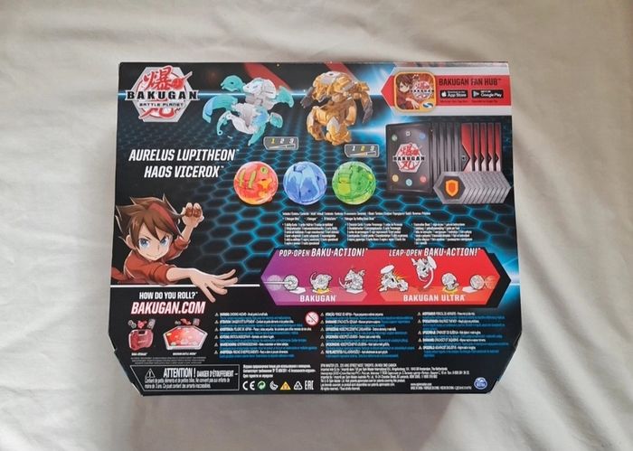bakugan battle pack aurelus lupitheon - haos viserox brand new sealed