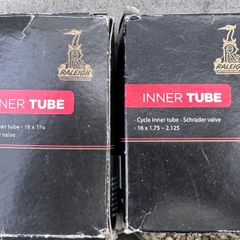 2 x 16" Inner Tubes for Kids bikes
