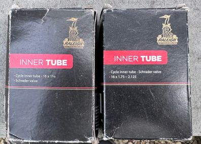 2 x 16" Inner Tubes for Kids bikes