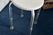 adjustable shower stool