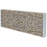2D Gabion Fence Galvanised Steel 2.008x0.83 m 2 m (Total Length) Silver Image 2