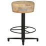 Bar Stools 2 pcs 52 cm Solid Mango Wood Image 4