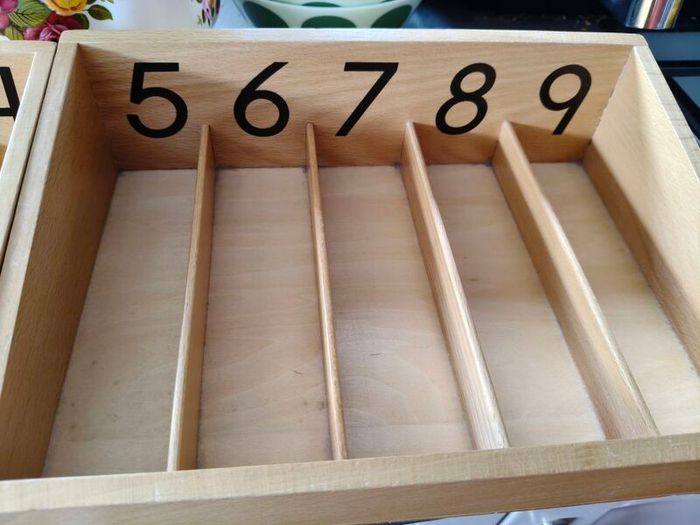 Montessori Spindle Box