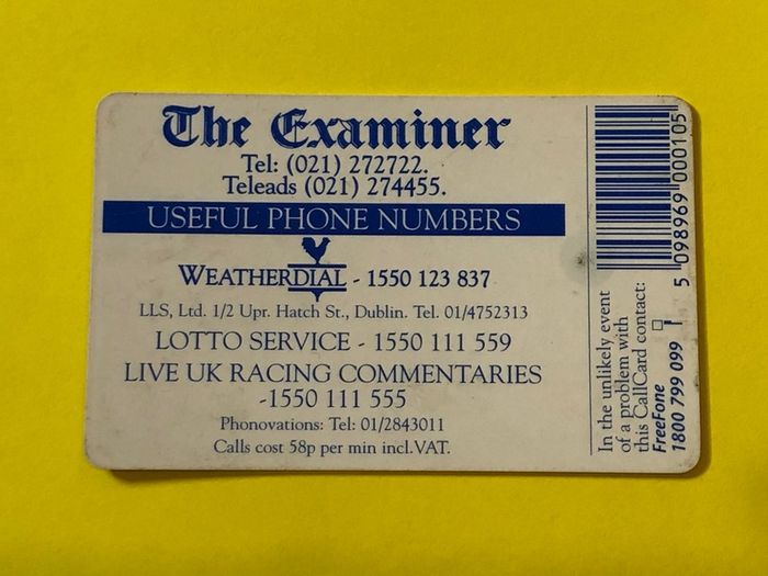 Callcard 1162 The Examiner 97