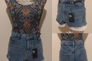 Denim Shorts, New With Tags