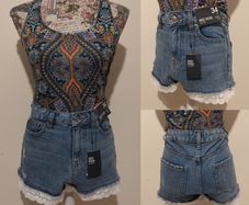 Denim Shorts, New With Tags