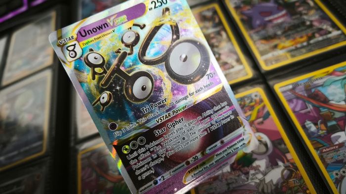 Unown VSTAR ! Ultra Rare ! from Silver Tempest Set ! 2022 ! Pokemon Card !