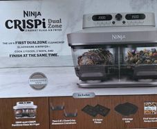 Ninja CRISPi DualZone 8 in 1 Function Glass Air Fryer DD102UKIV2