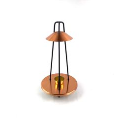 Mid Century copper candle holder