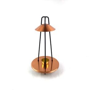 Mid Century copper candle holder