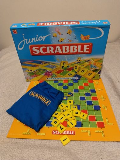 Junior Scrabble Classic 2 In 1 Board Game