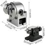 Dividing Head 4 Inch Indexing Head Milling 100MM Semi-Universal Dividing Head 4 Inch 3 jaw Chuck Dividing Head Set with Index Plates and Tailstock for Precision rotary table Image 3