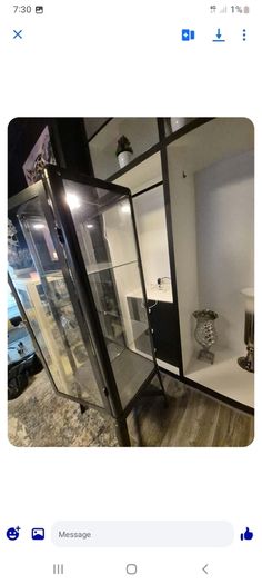 glass cabnet