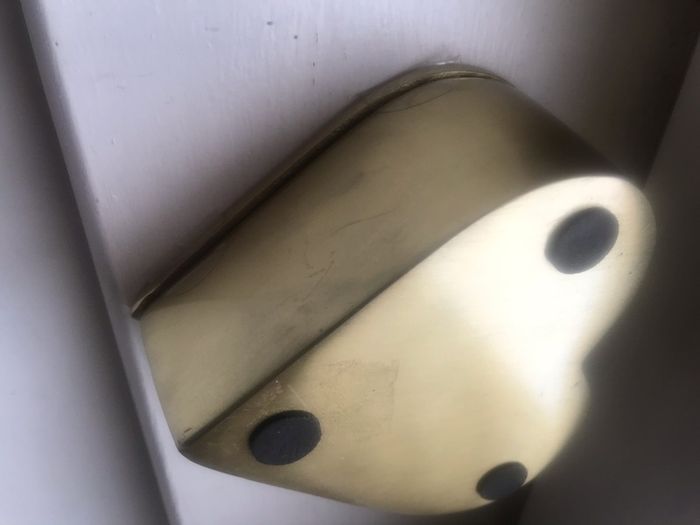 Brass Heart Shaped Trinket Box