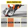 Electric Wall Chaser 4KW 4.8KW Seamless Groove Cutting Machine 125mm Steel Concrete Circular Saw Slotting Tool Set Image 8