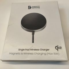 Original Samsung Single Pad Wireless Charger, Magnetic & Wireless Charging (15W) New Open Box
