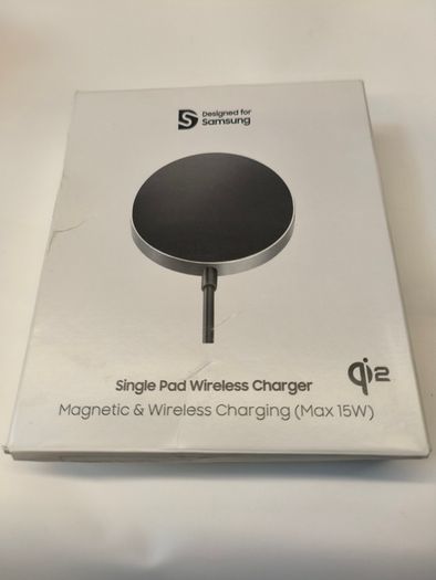 Original Samsung Single Pad Wireless Charger, Magnetic & Wireless Charging (15W) New Open Box