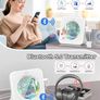 Portable CD Player with Bluetooth 5.0, Greadio Desktop CD Players for Home, CD Music Player with Speakers, Remote Control, Dust Cover, FM Radio, LCD Display, AUX, USB, Headphone Jack Image 3