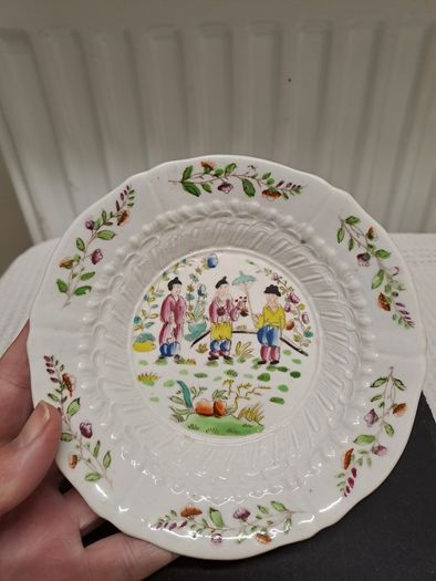 Early 19th C. Tea Cup & Saucer Attributed Hilditch