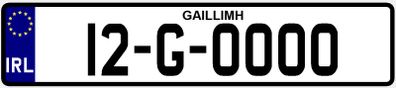 Road Legal Number Plate