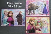 Disney Frozen 3x50 Jigsaw Puzzles 3+