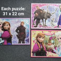 Disney Frozen 3x50 Jigsaw Puzzles 3+