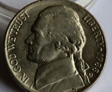 1988 USA 5 Cents "Jefferson Nickel"