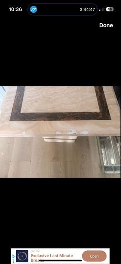 Marble coffee table