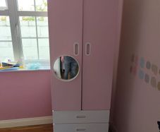 Ikea stuva girls kids bedroom set wardrobe