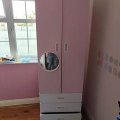Ikea stuva girls kids bedroom set wardrobe
