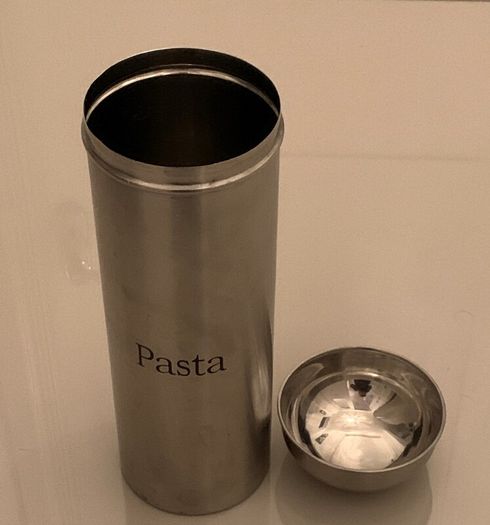 M&S Spaghetti Storage Jar 18/8 Stainless Steel