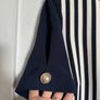 Nissa navy and white striped dress with gold buttons UK10 Image 4