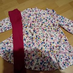 Mayoral Dress &Tights Age 18 months