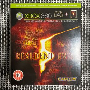 Resident Evil 5 And Controller Bundle Xbox 360 Brand New Sealed