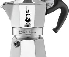 Moka Express Aluminium Stovetop Coffee Maker (2 Cup), 8x11x11 cm