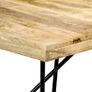 Dining Table 180x90x76 cm Solid Mango Wood Image 4