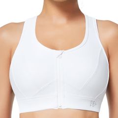 Brand new Women's High Support Front-Closure Sports Bra Wide Straps Unpadded